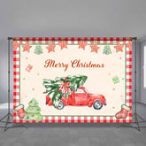 Aperturee - Schöner LKW mit Weihnachtsbaum Feiertagskulisse